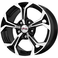 Литые диски Эрнесто (КС484) 6.500xR15 5x112 DIA57.1 ET45 Блэк Джек для Audi A4