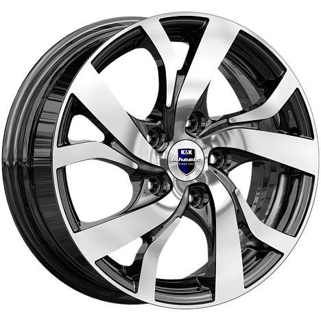 Палермо-оригинал (КС607) (КС607) 6.500xR16 5x100 DIA57.1 ET42 алмаз черный Палермо-оригинал (КС607) (КС607) 6.500xR16 5x100 DIA57.1 ET42 алмаз черный