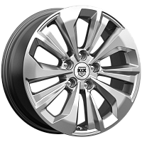 Литые диски Авиор (КС936) 7.000xR17 5x114.3 DIA67.1 ET45 брайт дарк платинум для Belgee