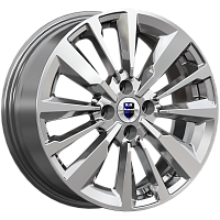 Литые диски Эрман (КС997) 6.500xR16 4x98 DIA58.5 ET35 дарк платинум