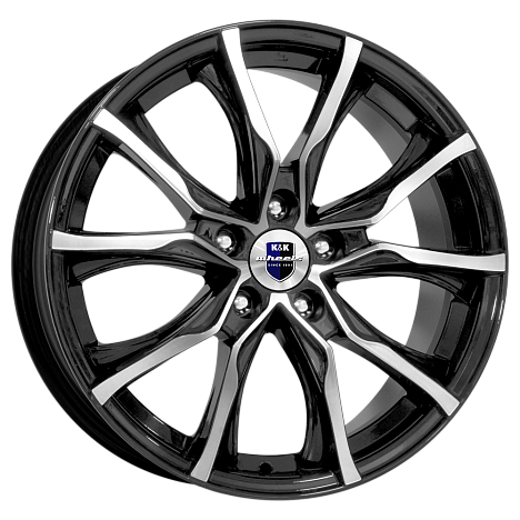 Твист (КС697М) 7.500xR17 5x108 DIA60.1 ET47 алмаз черный Твист (КС697М) 7.500xR17 5x108 DIA60.1 ET47 алмаз черный