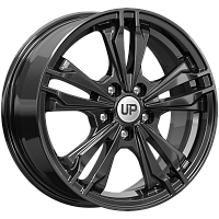 Литые диски Up103 (КС982) 6.500xR16 5x100 DIA57.1 ET38 New Black для Volkswagen Polo