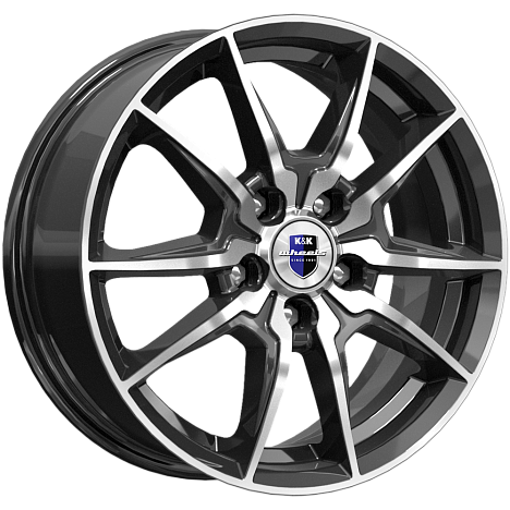 Адамар (КС886) 6.500xR16 5x112 DIA57.1 ET50 алмаз черный