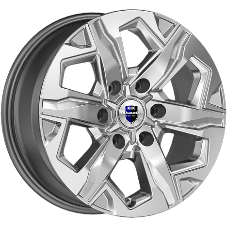 Тейт (КС1050) 7.500xR17 6x139.7 DIA75.1 ET42 дарк платинум Тейт (КС1050) 7.500xR17 6x139.7 DIA75.1 ET42 дарк платинум