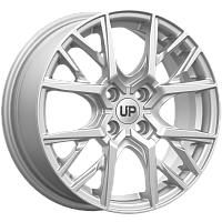 Литые диски Up124 (КС1104) 6.500xR16 4x100 DIA54.1 ET49 Silver Classic для KIA Rio X Литые диски Up124 (КС1104) 6.500xR16 4x100 DIA54.1 ET49 Silver Classic для KIA Rio X