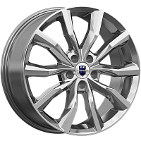Литые диски Портер (КС906) 7.500xR18 5x110 DIA67.1 ET40 дарк платинум для Changan Cs35 Plus