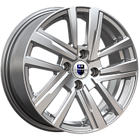 Литые диски Хант (КС1034) 6.000xR15 4x100 DIA60.1 ET40 дарк платинум для Dacia Sandero