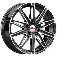Литые диски Виар (КС1065) 6.500xR17 5x108 DIA65.1 ET43 Блэк Джек для Peugeot 607