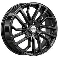 Литые диски R-line (КС1235) 7.500xR18 5x108 DIA67.1 ET38 BK для VOLGA