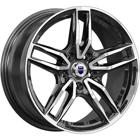 Бартон (КС1110) 8.000xR17 5x114.3 DIA66.1 ET40 алмаз черный Бартон (КС1110) 8.000xR17 5x114.3 DIA66.1 ET40 алмаз черный