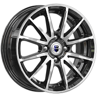 Литые диски Квант (КС960) 5.500xR14 4x98 DIA58.5 ET35 алмаз черный для Lada Granta Литые диски Квант (КС960) 5.500xR14 4x98 DIA58.5 ET35 алмаз черный для Lada Granta