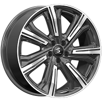 Kleemann (КР1067) 8.500xR20 5x120 DIA72.6 ET38 Diamond Black Gris для Land Rover Range Rover Sport