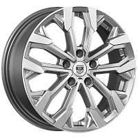Литые диски Морейн (КС1046) 6.500xR17 5x114.3 DIA67.1 ET49 дарк платинум для Geely