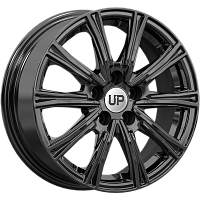 Up123 (КС1095) 6.000xR15 5x100 DIA57.1 ET38 New Black для SEAT Ibiza