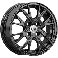 Up127 (КС1088) 5.500xR14 4x100 DIA56.6 ET45 New Black для Chevrolet Aveo