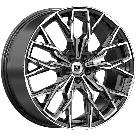 Элерон (КС1168) 9.000xR20 5x130 DIA71.6 ET50 алмаз черный Элерон (КС1168) 9.000xR20 5x130 DIA71.6 ET50 алмаз черный