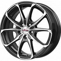 Такеши (КС877) 6.000xR16 5x100 DIA67.1 ET35 Блэк Джек для Audi A2