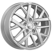 БОСФОР (КЛ355) 6.000xR16 5x100 DIA57.1 ET38 Toyota Silver для Volkswagen Polo