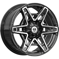 Литые диски Блэкберн (КС1129) 8.000xR17 6x139.7 DIA106.1 ET25 алмаз черный