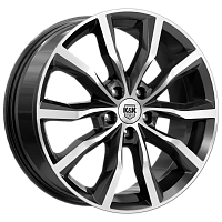 Литые диски Портер (КС906) 7.500xR18 5x112 DIA66.6 ET45 алмаз черный для KGM
