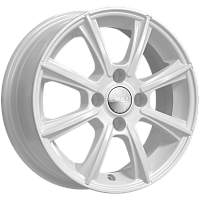 Литые диски МОНАКО (КЛ185) 5.500xR14 4x100 DIA67.1 ET38 белый для Citroen