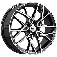 Литые диски Вудроф (КС1044) 7.000xR18 5x115 DIA70.2 ET43 алмаз черный для Daewoo