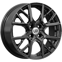 Up124 (КС1104) 6.500xR16 4x100 DIA67.1 ET39 New Black для Opel Astra