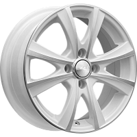 Литые диски МАЛЬТА (КЛ248) 5.500xR14 4x100 DIA67.1 ET38 алмаз-белый для Skoda Felicia