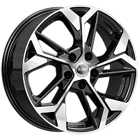 КС1062 (ZV 17_Evolute i-Pro/DFM AX7) (КС1062) 6.500xR17 5x108 DIA65.1 ET43 алмаз черный для Dongfeng Ax7