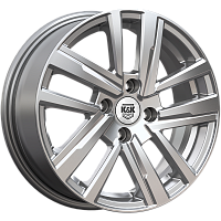 Литые диски Хант (КС1034) 6.000xR15 4x100 DIA67.1 ET45 дарк платинум