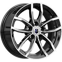 Фрост (КС1048) 6.500xR15 5x108 DIA67.1 ET42 алмаз черный для Peugeot 308