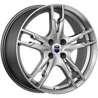 Литые диски Солар (КС875) 7.000xR17 4x114.3 DIA67.1 ET40 дарк платинум для Smart Forfour