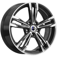 Литые диски Karrera Light (КС935) 7.000xR18 5x114.3 DIA67.1 ET45 алмаз черный для Москвич 6
