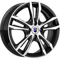 Литые диски Samara-оригинал (КС866) (КС866) 6.000xR16 4x100 DIA54.1 ET49 алмаз черный SK для Hyundai Accent