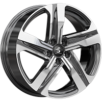 Литые диски КР004 (19_Sportage) (КР004) 7.500xR19 5x114.3 DIA67.1 ET50 Diamond Black Gris для Geely Литые диски КР004 (19_Sportage) (КР004) 7.500xR19 5x114.3 DIA67.1 ET50 Diamond Black Gris для Geely