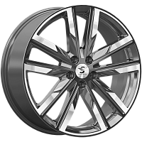 Литые диски КР014 (20_Jetour T2) (КР014) 8.000xR20 5x108 DIA60.1 ET39 Diamond gloss graphite для Renault