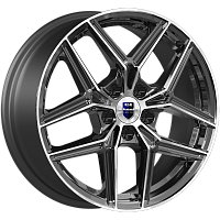 Литые диски Юнион (КС1025) 7.000xR17 5x114.3 DIA66.1 ET45 алмаз черный для Renault Megane