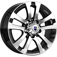 Литые диски Сахара-Patriot (КС1056) 7.000xR18 5x139.7 DIA108.5 ET35 алмаз черный для УАЗ Патриот Спорт