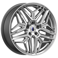 Колумб (КС1038) 7.000xR19 5x108 DIA60.1 ET33 дарк платинум для Москвич 3e