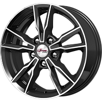 Литые диски Икигай (КС865) 6.500xR16 5x114.3 DIA67.1 ET50 Блэк Джек
