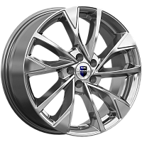 Литые диски Роквуд (КС900) 7.000xR17 5x108 DIA60.1 ET33 дарк платинум для Kaiyi