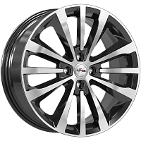 Литые диски Андерсен (КС912) 7.000xR17 4x100 DIA67.1 ET45 Блэк Джек для Nissan Литые диски Андерсен (КС912) 7.000xR17 4x100 DIA67.1 ET45 Блэк Джек для Nissan