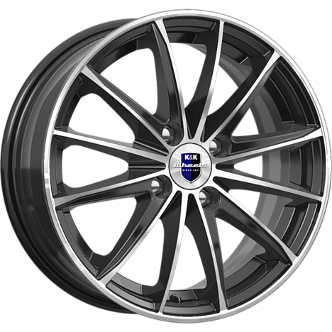 Пойнт Бланк (КС884) 6.000xR15 4x100 DIA67.1 ET40 алмаз черный SK