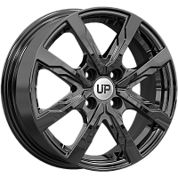 Литые диски Up122 (КС1092) 6.000xR15 4x100 DIA67.1 ET45 New Black для KIA Shuma