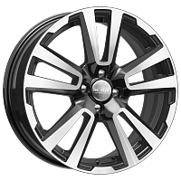 КС874 (ZV 17_XRAY) (КС874) 6.500xR17 4x100 DIA60.1 ET41 алмаз черный для Toyota Ractis