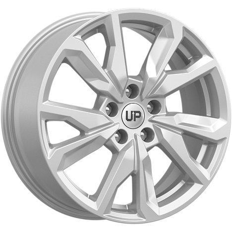 Up114 (КС1023) 7.000xR17 5x108 DIA63.35 ET45 Silver Classic Up114 (КС1023) 7.000xR17 5x108 DIA63.35 ET45 Silver Classic