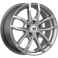 Литые диски Фрост (КС1048) 6.500xR15 5x108 DIA63.35 ET50 дарк платинум Литые диски Фрост (КС1048) 6.500xR15 5x108 DIA63.35 ET50 дарк платинум