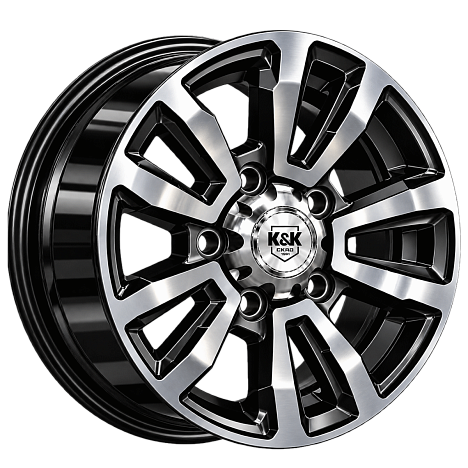 Алтай (без колпака) (КС1224) 7.000xR16 5x139.7 DIA95.3 ET35 алмаз черный