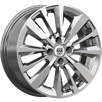 Литые диски Эрман (КС997) 6.500xR16 4x100 DIA60.1 ET37 дарк платинум для Renault Logan Литые диски Эрман (КС997) 6.500xR16 4x100 DIA60.1 ET37 дарк платинум для Renault Logan