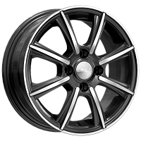 Литые диски МОНАКО (КЛ185) 5.500xR14 4x100 DIA56.6 ET49 алмаз для Daewoo Lanos